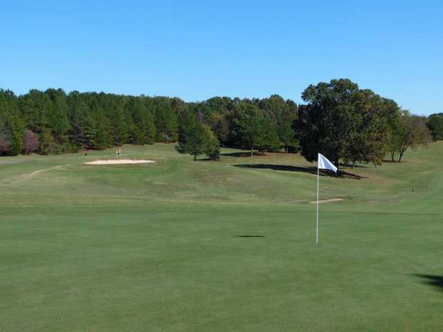 A view of a hole at The General Golf Course from Joe Wheeler State Park