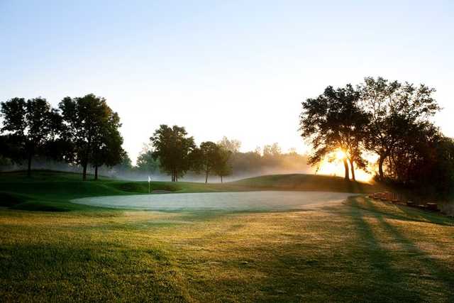 A view of a hole at Tartan Park Golf Course
