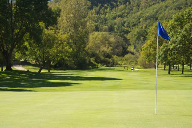 A view of the 15th hole at Bridges Golf Club