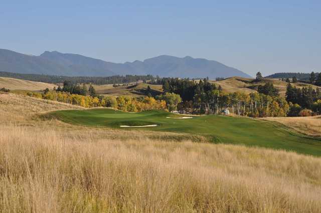 A view of fairway and green #7 at Indian Springs Ranch