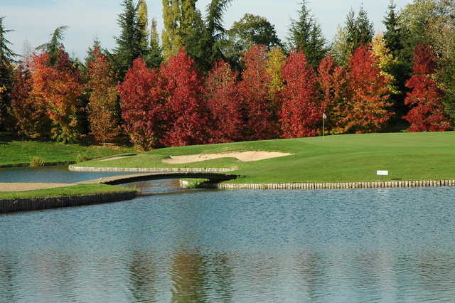 A view of a green at Robert Hersant Golf Park.