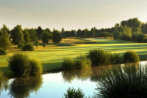 A view over the water from Golf de Val-Grand