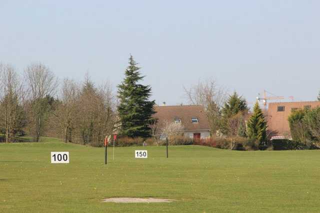 A view of the driving range at Cergy Pontoise Golf Club