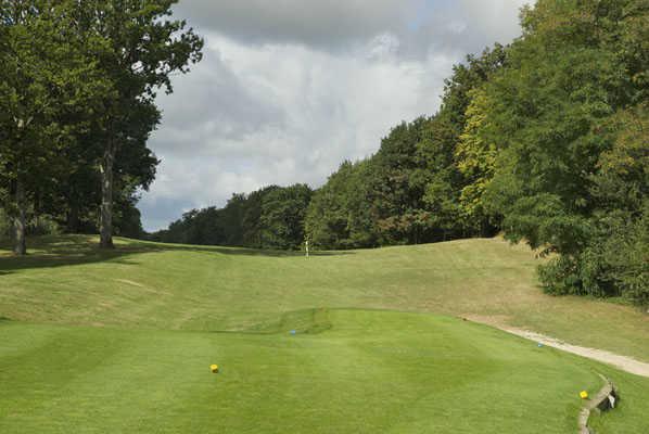 A view from tee #1 at Forges les Bains Golf Course