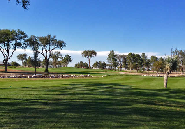 A view from fairway #15 at Championship Course at Rockwind Community Links