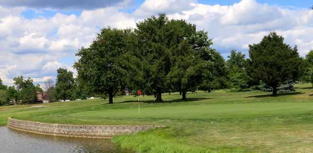 A view of a hole at Lone Oak Golf Course