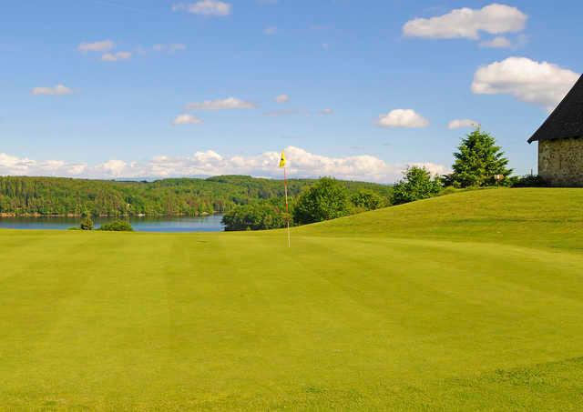 A view of a green at Milan Course from Neuvic Golf Club.