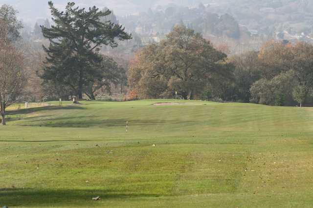 A view from a tee at Gilroy Golf Course