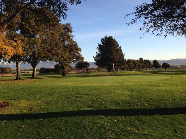 A view of a hole at Gavilan Golf Course