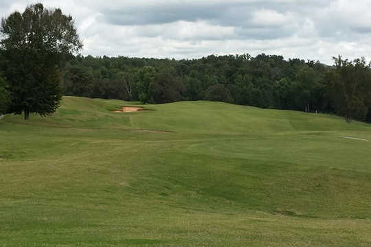 A view of a fairway at Chimney Oaks Golf Club