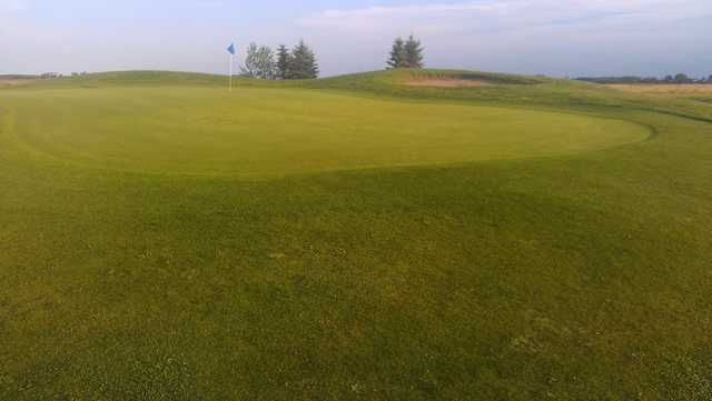A view of green #2 at Oxbow Country Golf Course