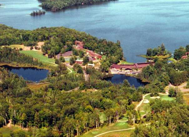 Aerial view from Lakewoods Forest Ridges Golf Course
