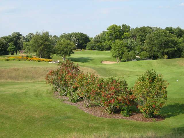 A view of the 7th tee at Kettle Moraine Golf Club