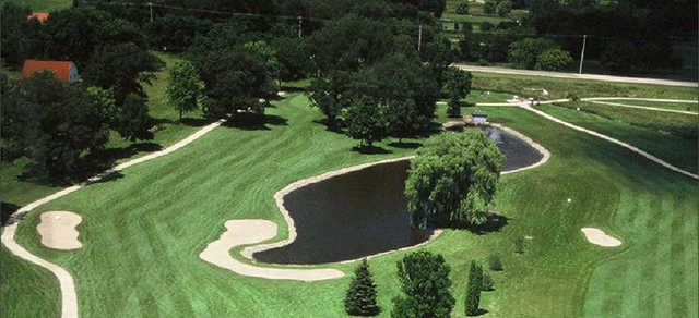 Aerial view from Coachman's Golf Resort.