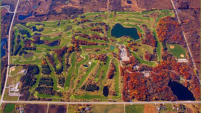 Aerial view from Brighton Dale Links