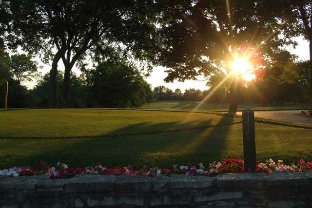 A sunset view from Maplecrest Country Club