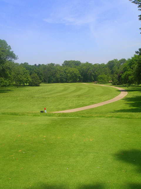 A view from Petrifying Springs Golf Course