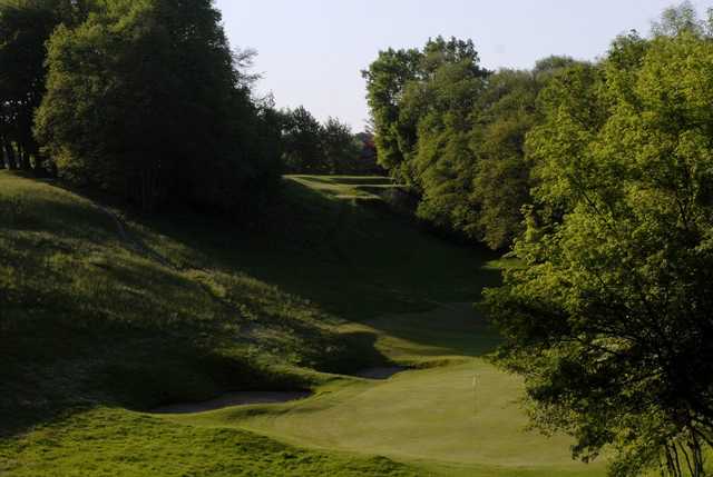 A view of a green at Chantilly Golf Club