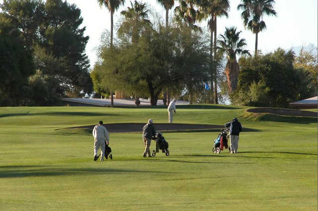 A view from a fairway at Rolling Hills Golf Course
