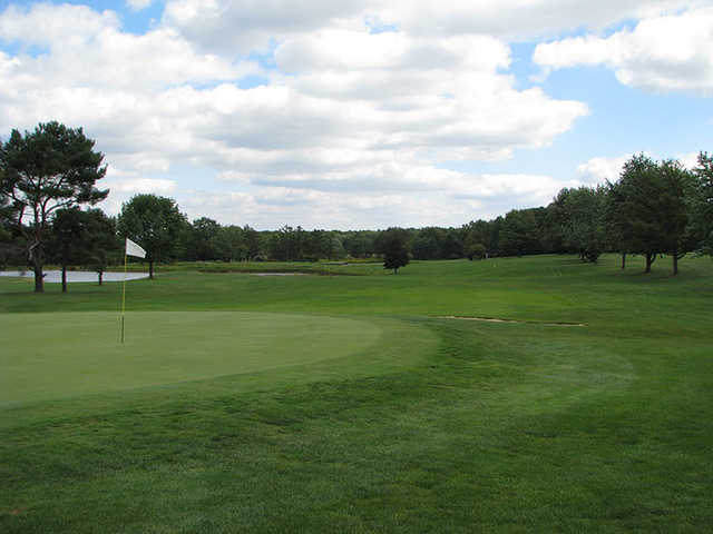 A view of hole #11 at Green Meadows Golf Course