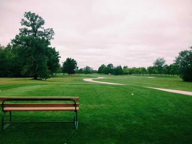 A view of a tee at Teulon Golf and Country Club