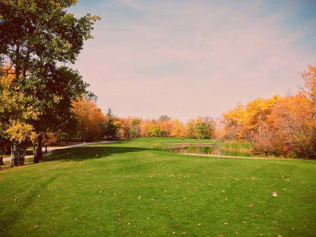 A fall view from Teulon Golf and Country Club