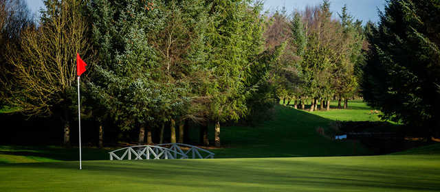 A view of a hole at Castle Hume Golf Club.