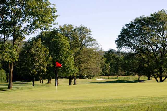 A view of the 4th green at Hidden Valley Golf Course
