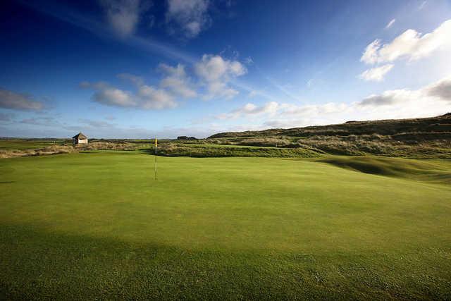 A view of hole #10 at Mussenden from Castlerock Golf Club