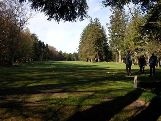 A view from a tee at Hazlehead Golf Course
