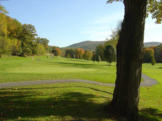 A view of the 2nd hole at Storm King Golf Club