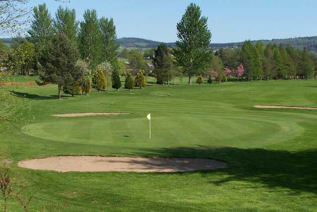 A view of a green at North Inch Golf Club