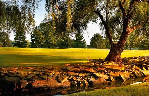 A view from the pro shop at Sawmill Creek Golf Course