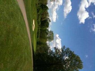 A view of the 7th green at  Lakeside Course from Shaker Run Golf Club