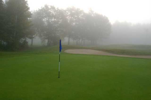 An early morning view of a green at Petawawa Golf Club