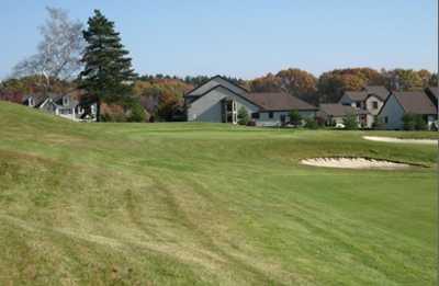 A view of the 1st hole at Roses Run Country Club