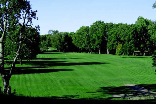 A view of the 1st fairway at Ord Golf Club