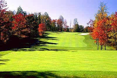 A view of the 3rd green at Spring Church - The Links Course