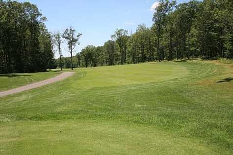A view of the 4th hole from tee at Sand Springs Golf Course