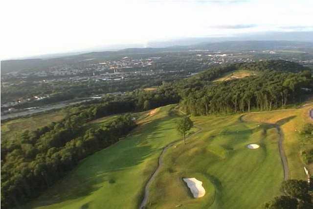 Aerial view from Morgan Hill Golf Course