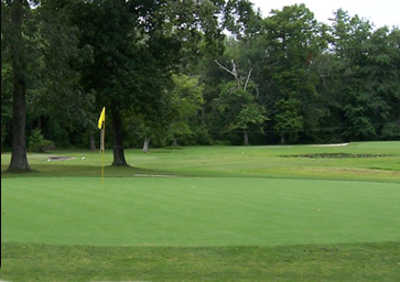 A view of a green at Winter Quarters Golf Course
