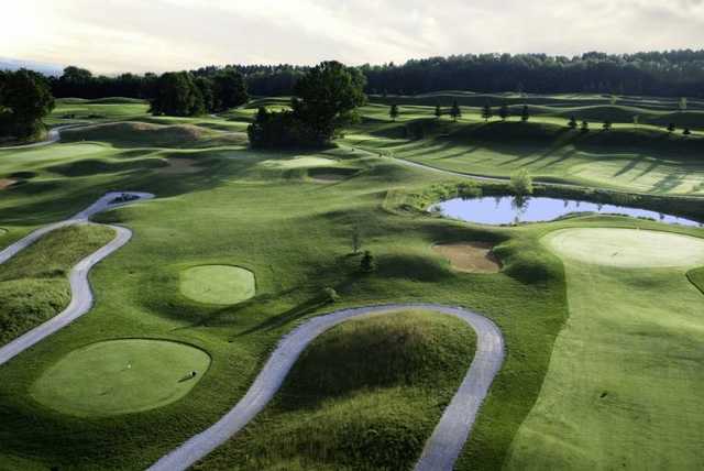 The par-3 11th at Settler's Ghost is deceptively difficult and plays every inch of the distance on the card.