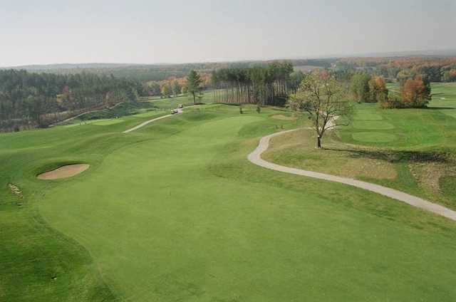 Settler's Ghost: View from the par-4 361yd 17th hole