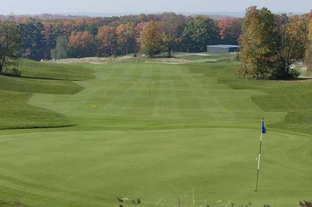 Settler's Ghost: View from the par-5 561yd 15th hole