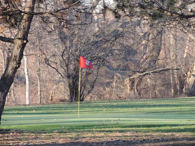 A view of a hole at Genesee Valley Golf Course