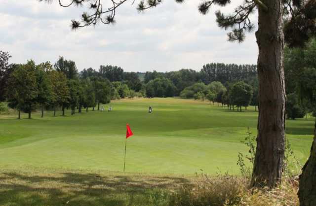 A view of a green at Cheshunt Park Golf Centre
