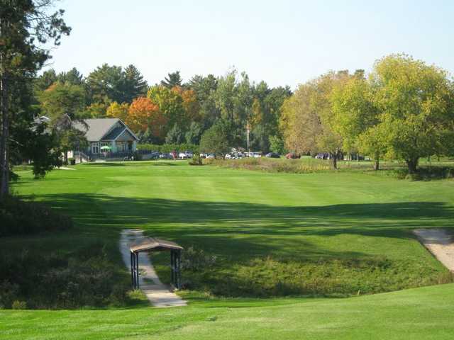 CFB Borden Golf Club - Circled Pine:: #10 looking back to the clubhouse