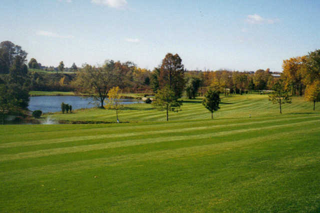A view of a fairway at Auburn Bluffs Golf Club
