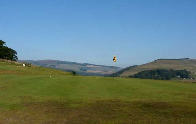 A view of green at Torwoodlee Golf Club