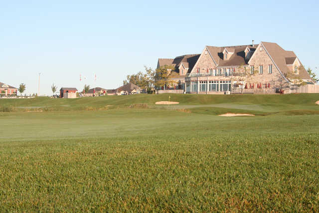 Hunters Pointe Golf Course: The clubhouse